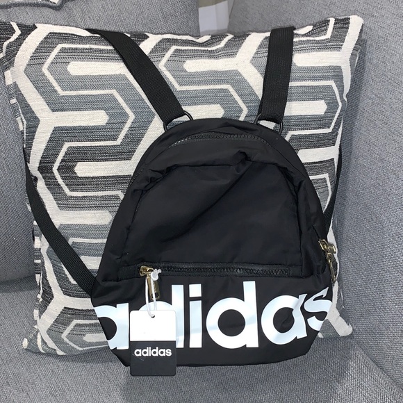 adidas Handbags - New adidas black and white Linear Mini Backpack